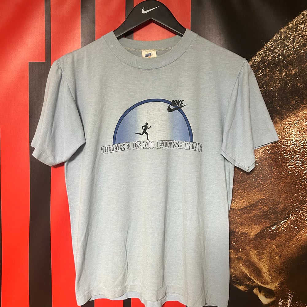 Rare Original 1970s "No Finish Line" Tee