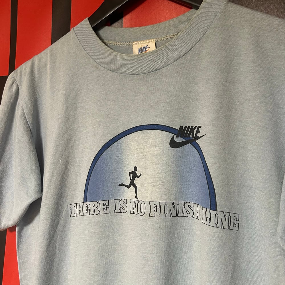 Rare Original 1970s "No Finish Line" Tee