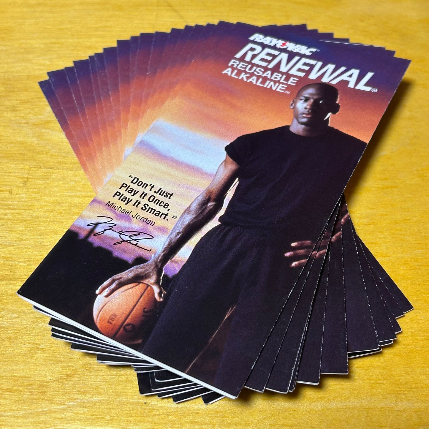 Rare Original 90s Promotional Rayovak Marketing Pamphlet Store Display
