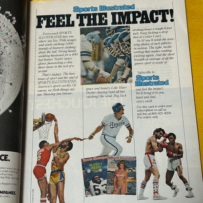 Original July 1981 Sports Illustrated John McEnroe Issue