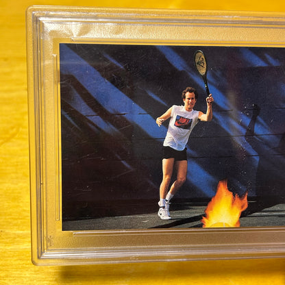 Original 1985 PSA 9 McEnroe Promo Mini Poster Card