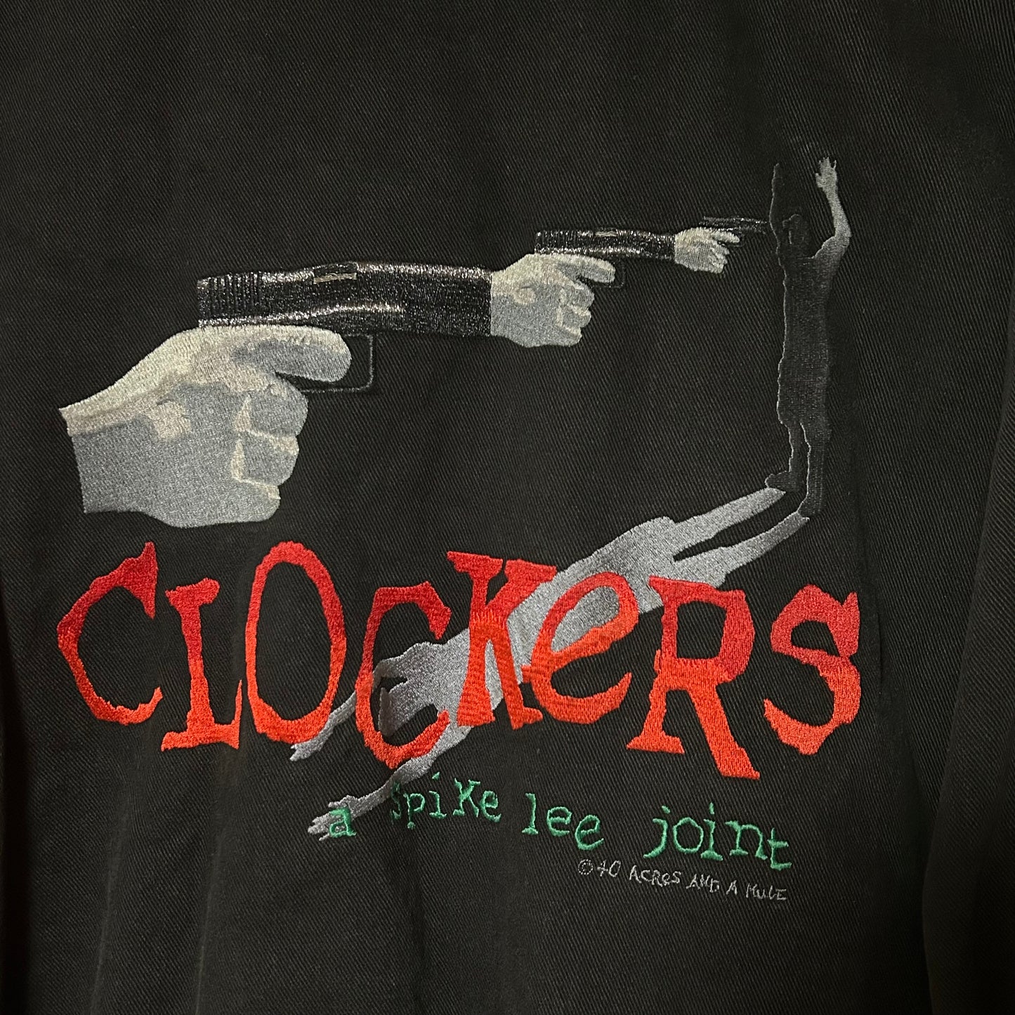 Rare Promotional Cast & Crew "Clockers" Spike Lee Jacket