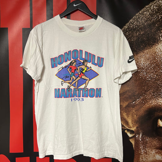 Rare Original 1993 Promotional Honolulu Marathon Tee