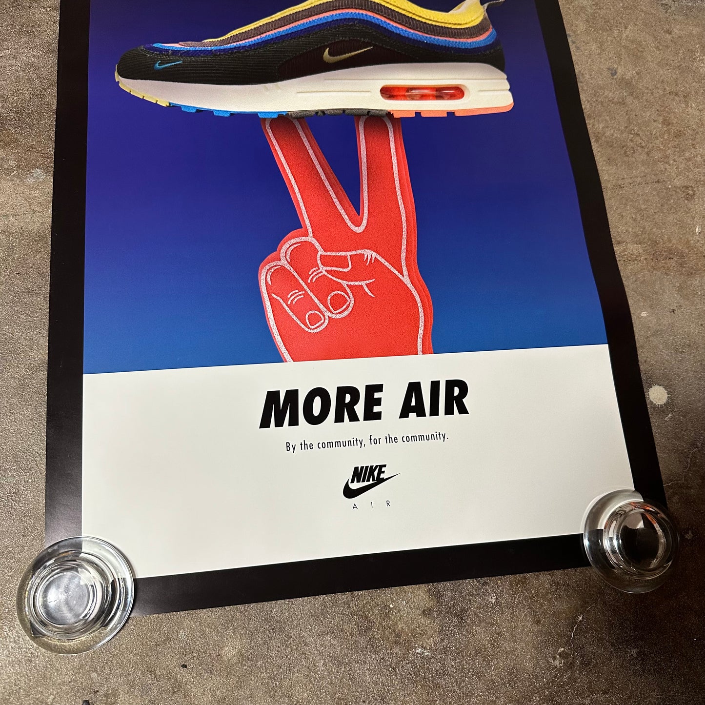 Rare Promotional 2017 More Air Sean 97/1 Poster