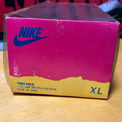 Deadstock Brand New Original 1990 Aqua Sock (Neon) XL