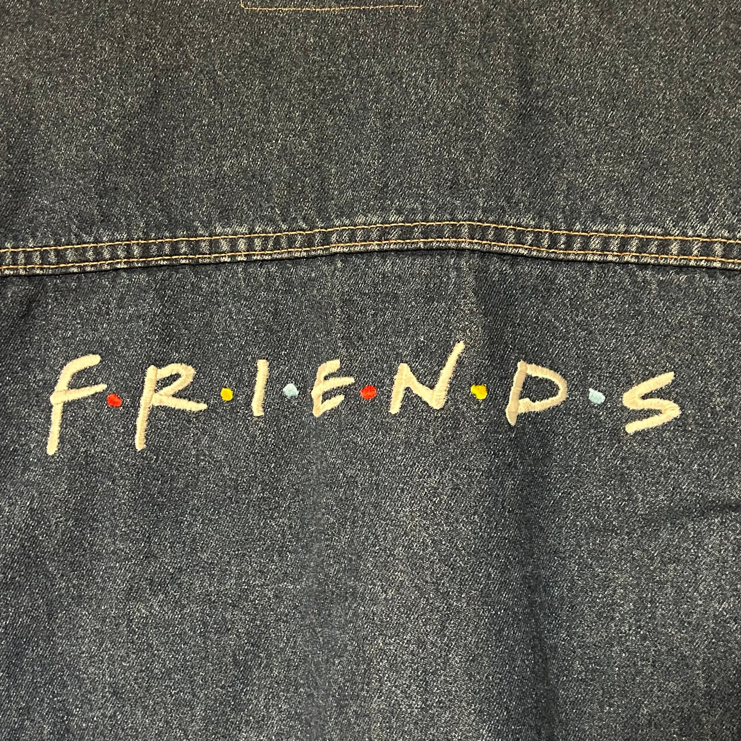 Insane Original 90s Promotional Cast & Crew “Friends” Denim Jacket