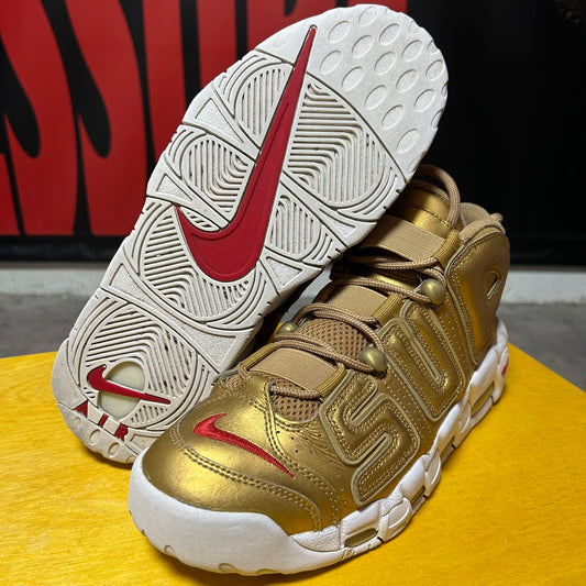 2017 Supreme Collaboration Uptempo Gold