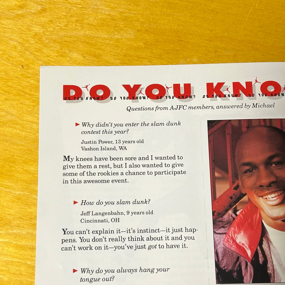Original Promotional 1993 "Flight Club" Newsletter
