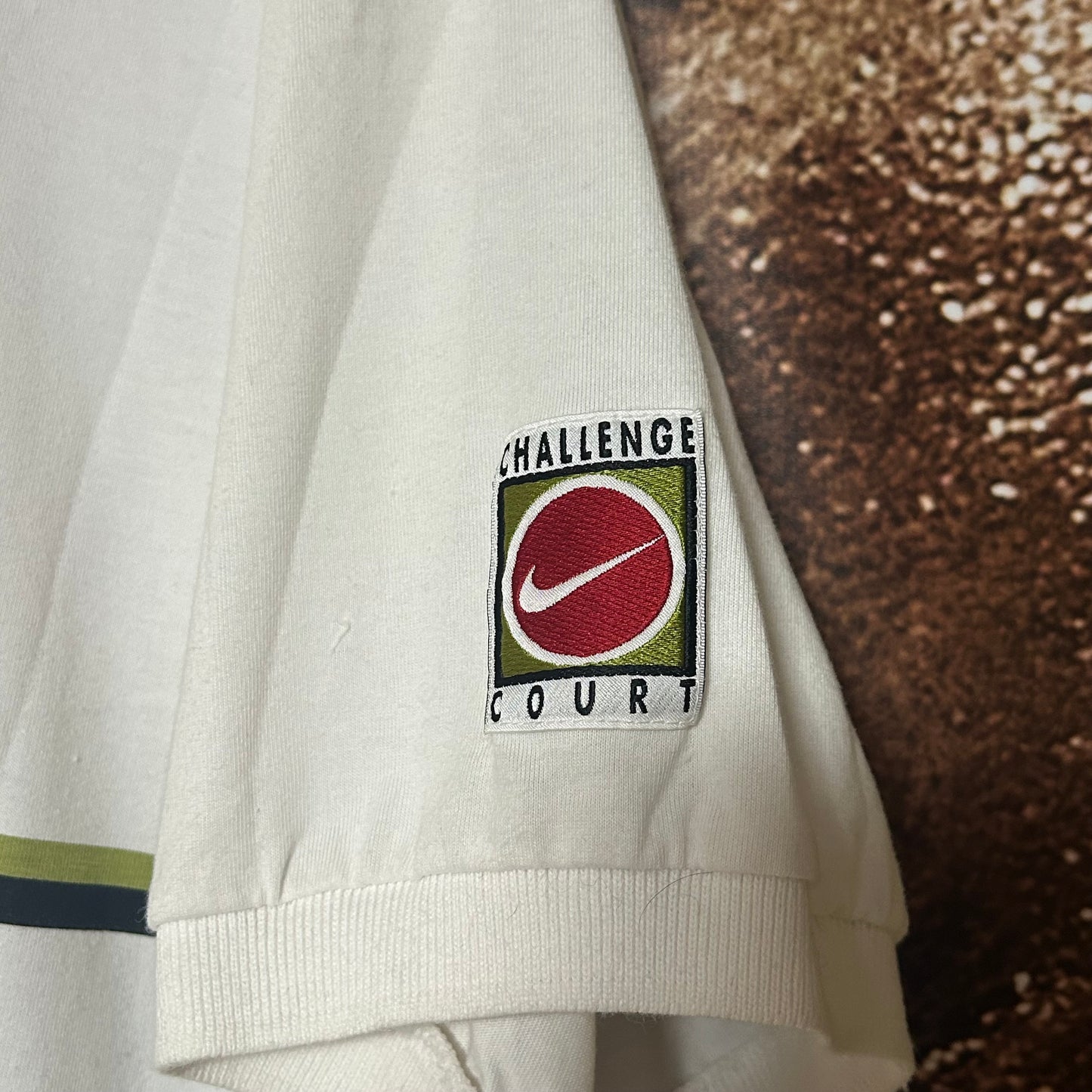 Rare 1990s Vintage Andre Agassi Challenge Court Tennis Polo