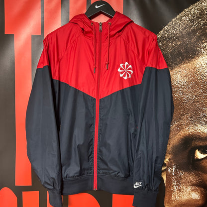 Brand New Mid 2000s Sample “Sunburst/Pinwheel” Reversible Safari Windbreaker Jacket