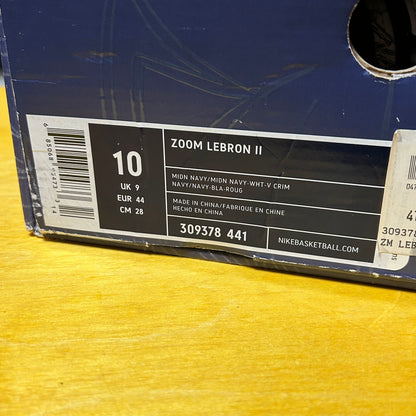 Original 2003 Zoom LeBron II Midnight Navy
