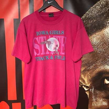 Original Early 90s Iowa Girls State Track & Field FInals Tee