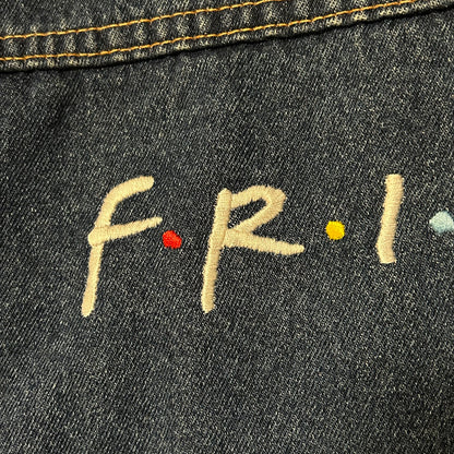 Insane Original 90s Promotional Cast & Crew “Friends” Denim Jacket
