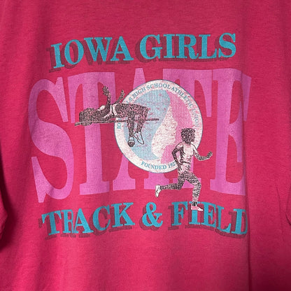 Original Early 90s Iowa Girls State Track & Field FInals Tee