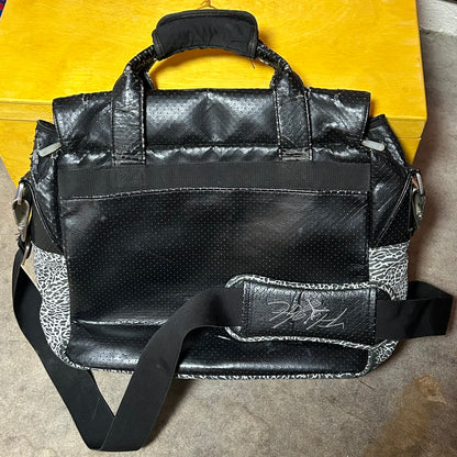 Rare Mid 2000s Sample Flight Jordan Cement Print Bag