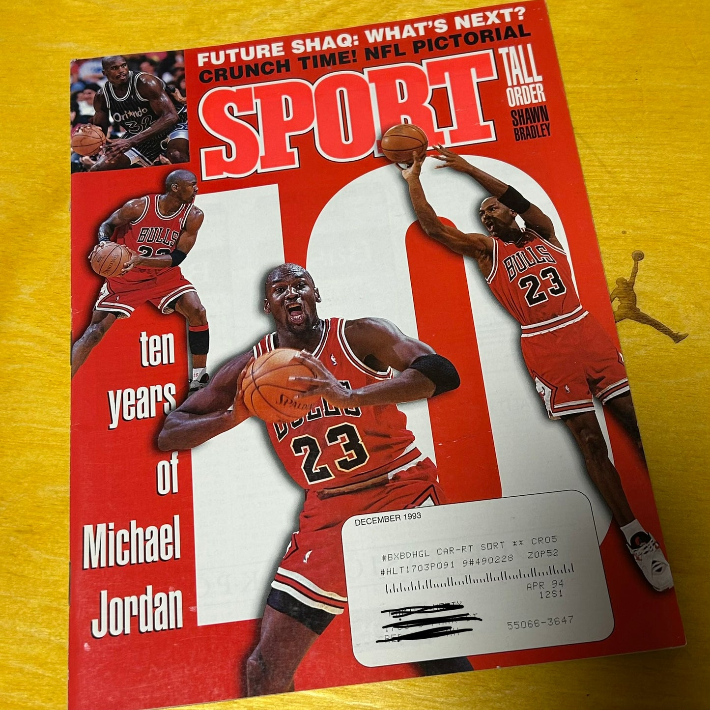 Original 1993 December Michael Jordan Sport Magazine Issue