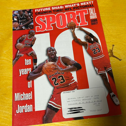 Original 1993 December Michael Jordan Sport Magazine Issue