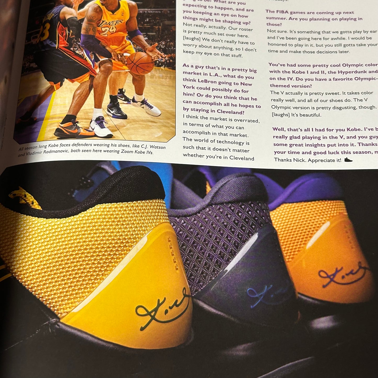 Sole Collector Zoom Kobe V Issue