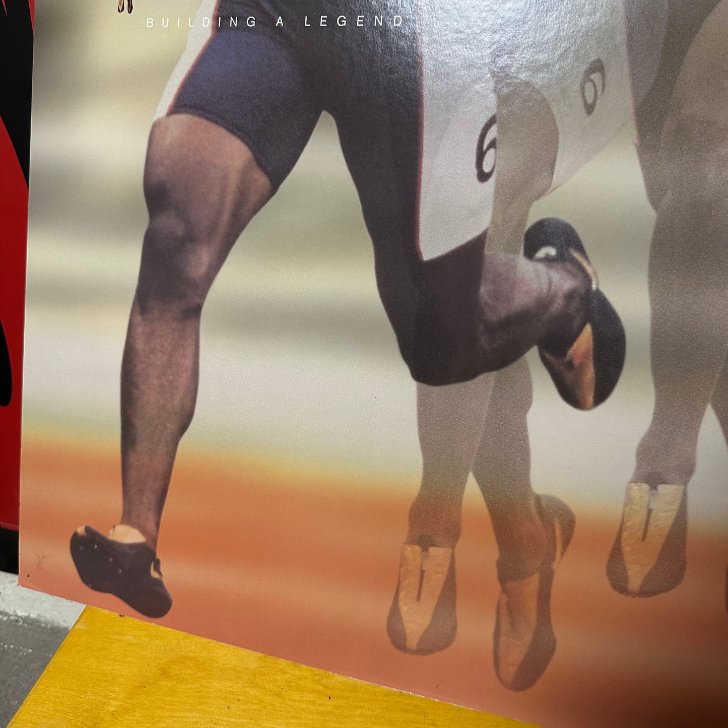 Rare Kinda Insane Original 1996 Olympics Michael Johnson Poster Display