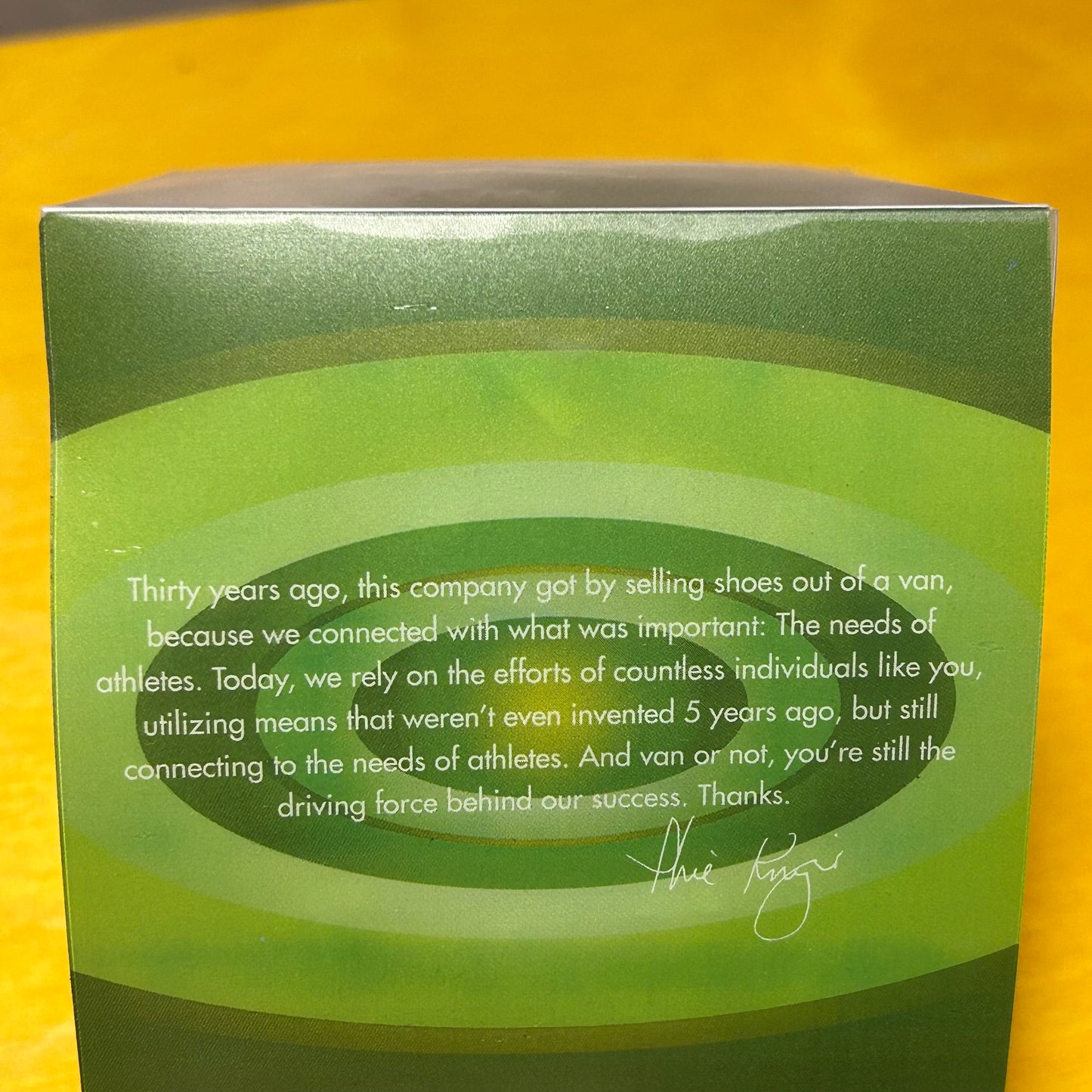 Rare Promotional Brand New 2001 Internal Company Gift Glass Blown Christmas Ornament