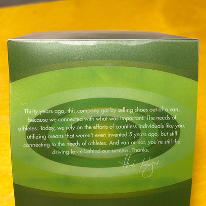 Rare Promotional Brand New 2001 Internal Company Gift Glass Blown Christmas Ornament