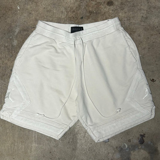 Brand New Jordan Sweatshorts (White)