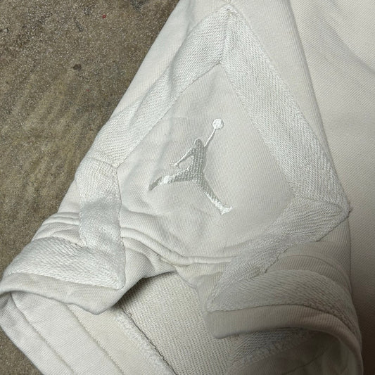 Brand New Jordan Sweatshorts (White)