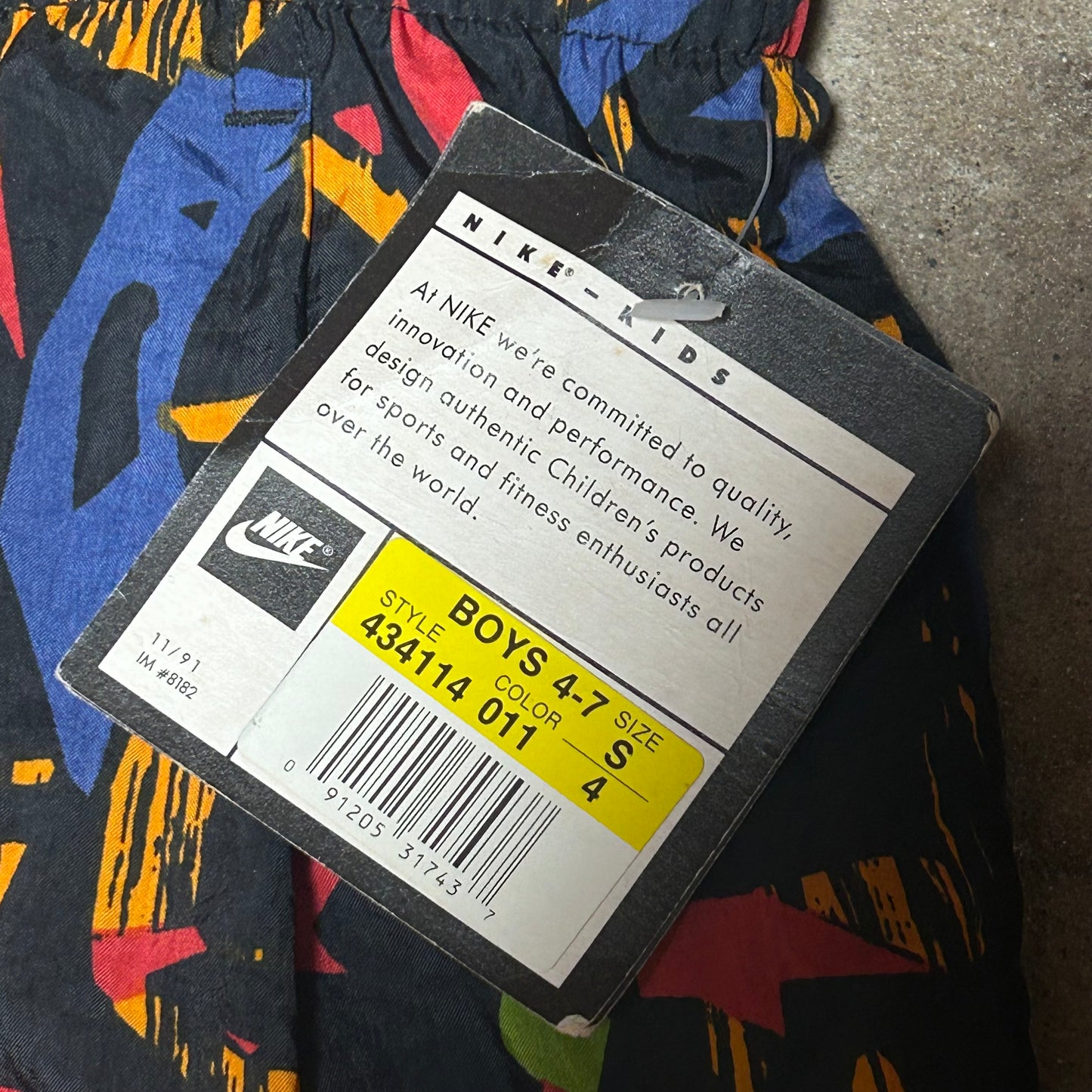 Rare Brand New Original Early 90s Jordan Abstract Shorts