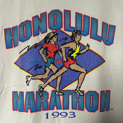 Rare Original 1993 Promotional Honolulu Marathon Tee