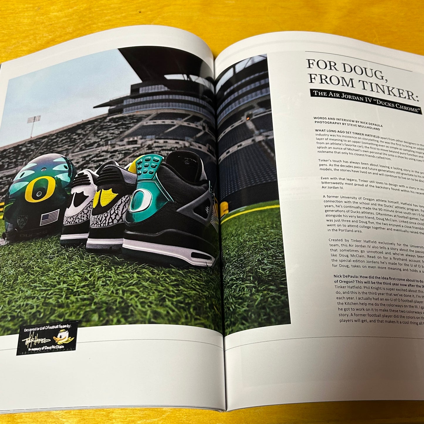 Sole Collector Tinker Hatfield Oregon Issue