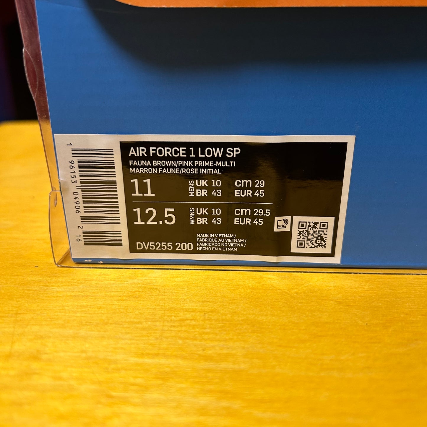 2022 Air Force 1 Undefeated Multi Patent SP