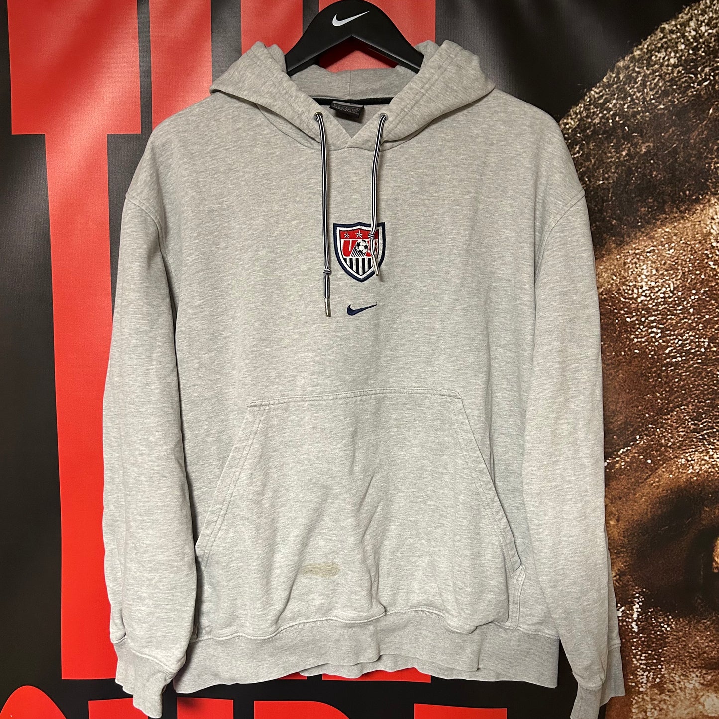 Early 2000s Team USA Soccer Center Logo Hoodie