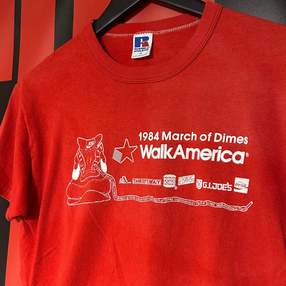 Rare Original Vintage 1984 March of Dimes Tee