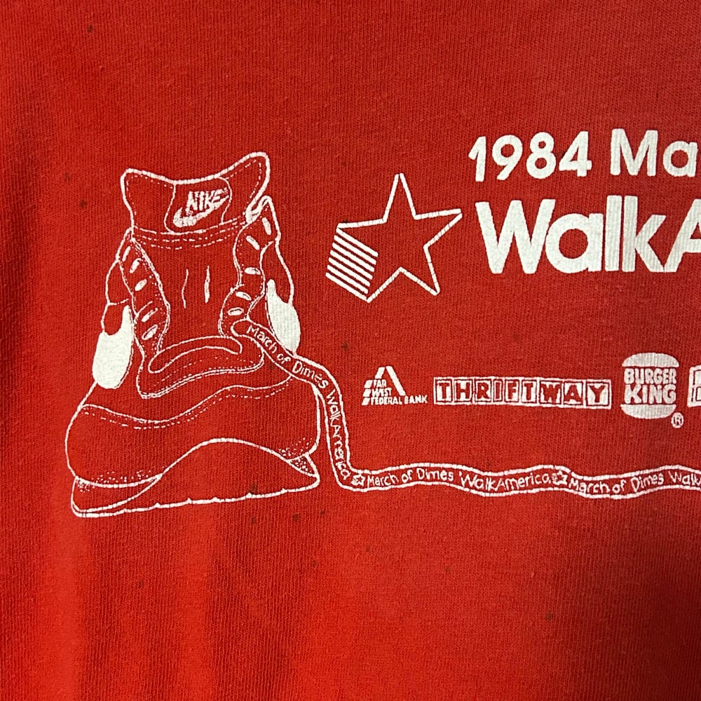 Rare Original Vintage 1984 March of Dimes Tee