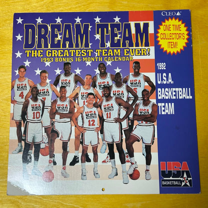Original 1992 "Dream Team" Olympic Calendar