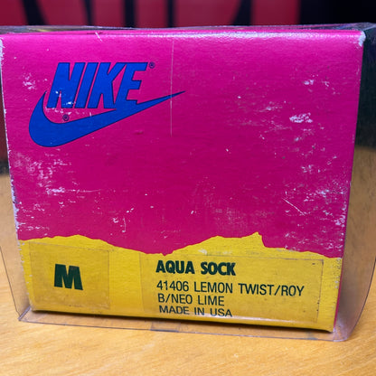 Deadstock Brand New Original 1990 Aqua Sock (Neon) Medium