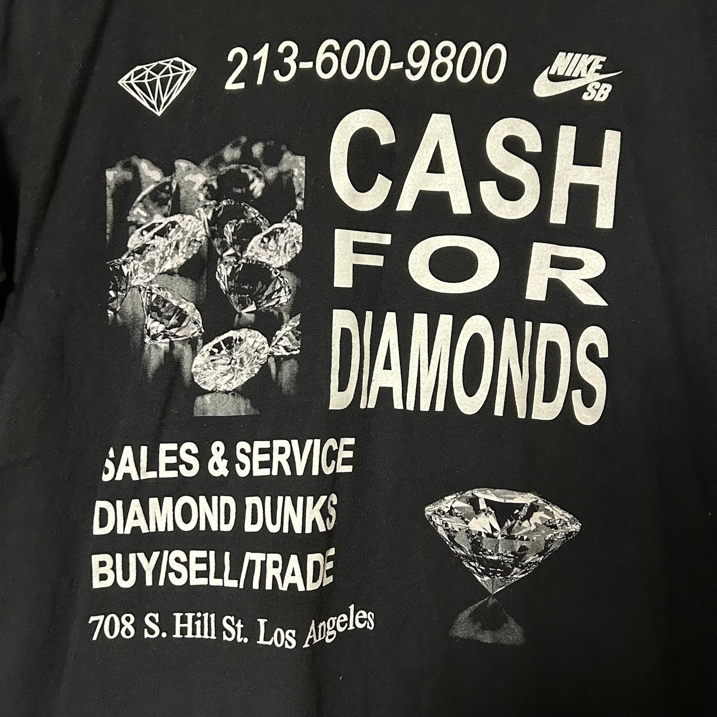 2018 SB Diamond Dunk Release Promotional Tee