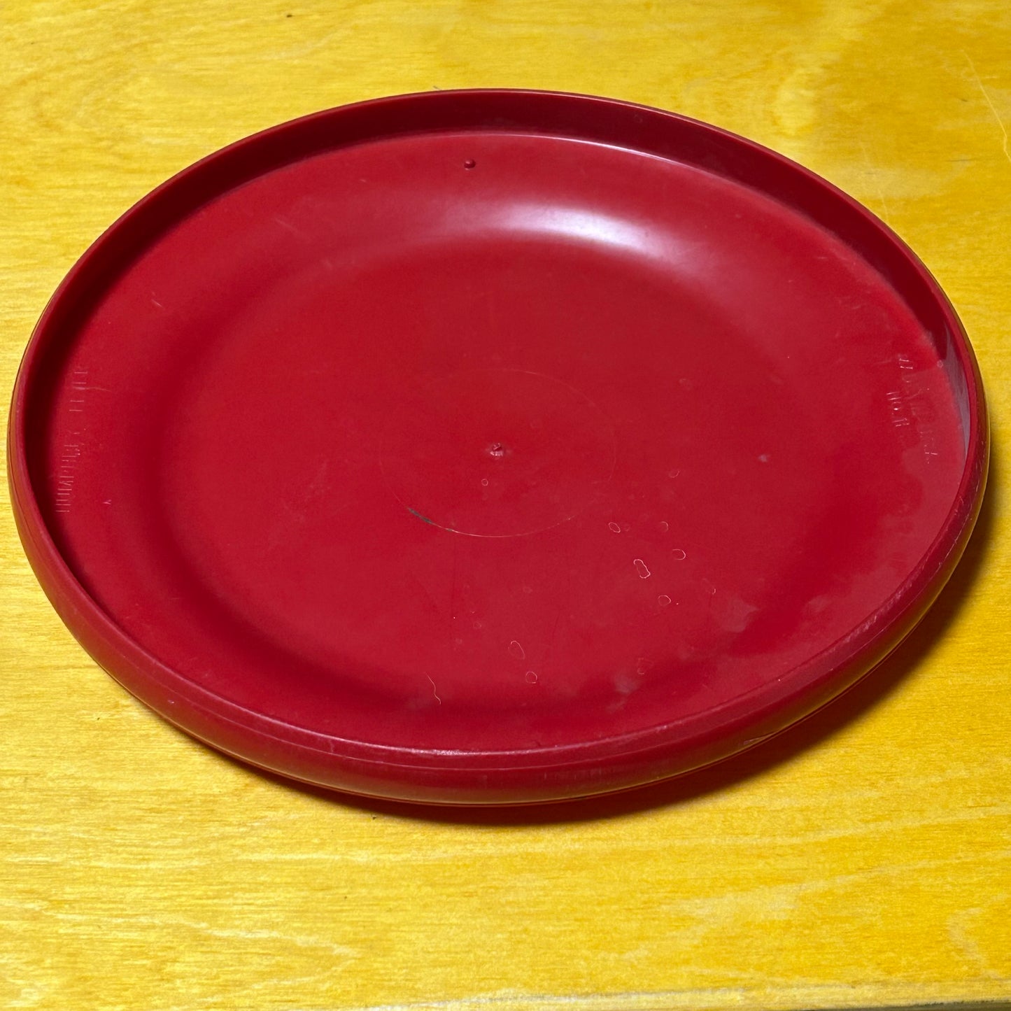 Rare Original 1980s Promotional Frisbee (Red)