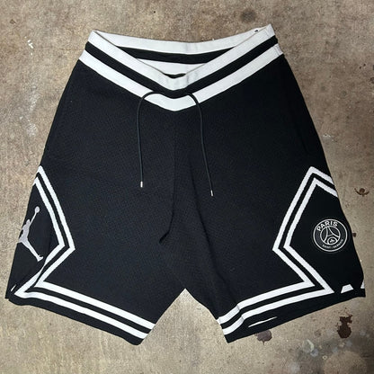 Brand New PSG Collaboration Mesh Basketball Shorts (Blk/White)
