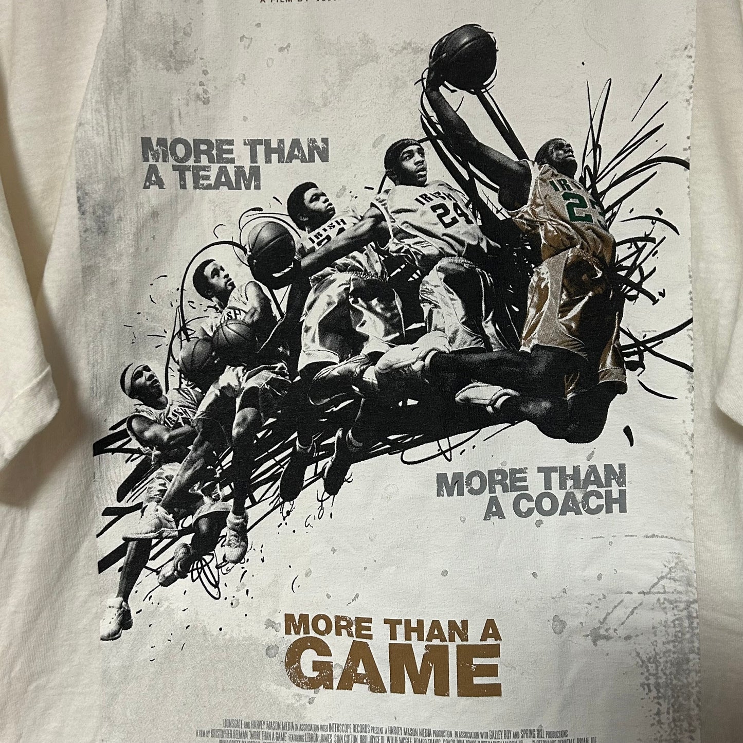 Original 2008 LeBron "More Than A Game" Movie Promo Tour Tee