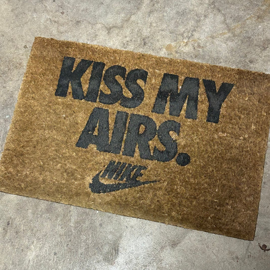 Rare Brand New Promotional Overkill "Kiss My Airs. AM Day Doormat