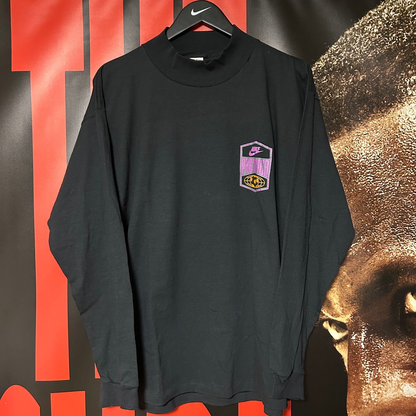 Rare Original Early 90s Premier Soccer Promo L/S Tee
