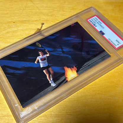 Original 1985 PSA 9 McEnroe Promo Mini Poster Card