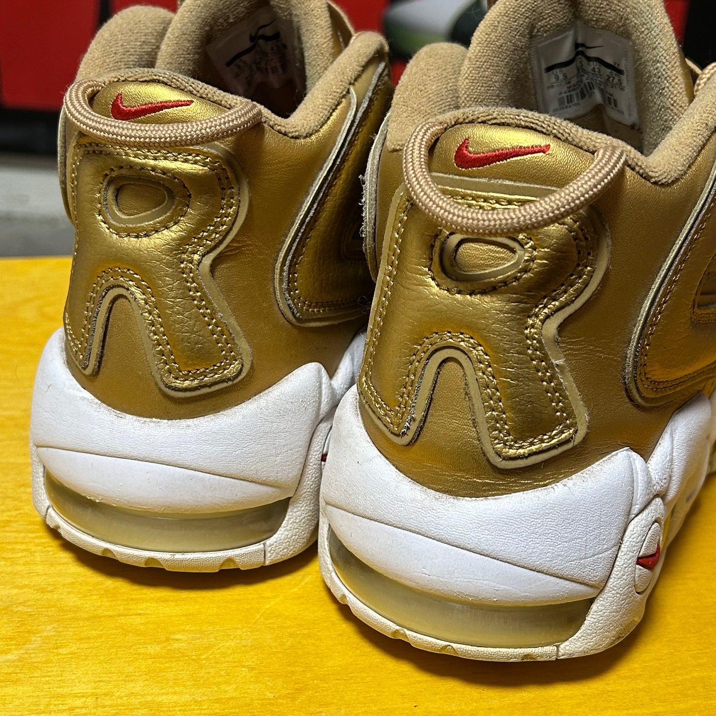 2017 Supreme Collaboration Uptempo Gold