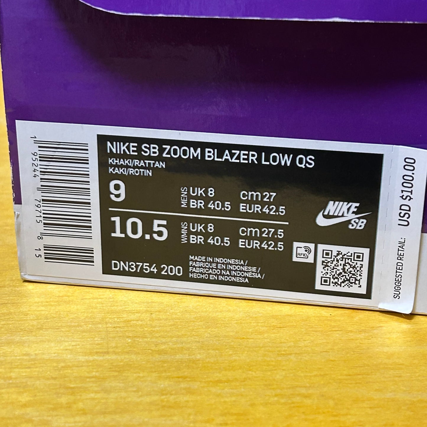 DS Brand New SB FPAR Blazer Low