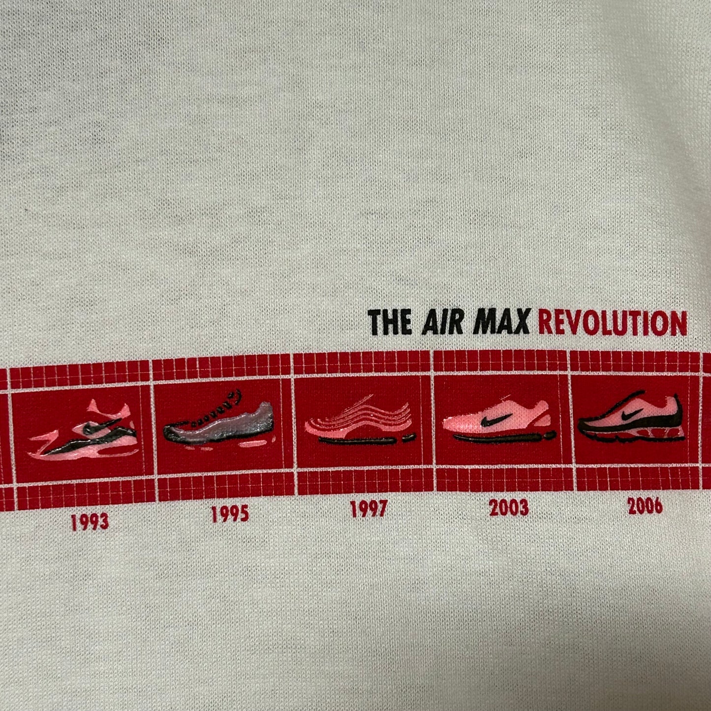 Brand New 2006 “History of Air” Lineage Tee (White)