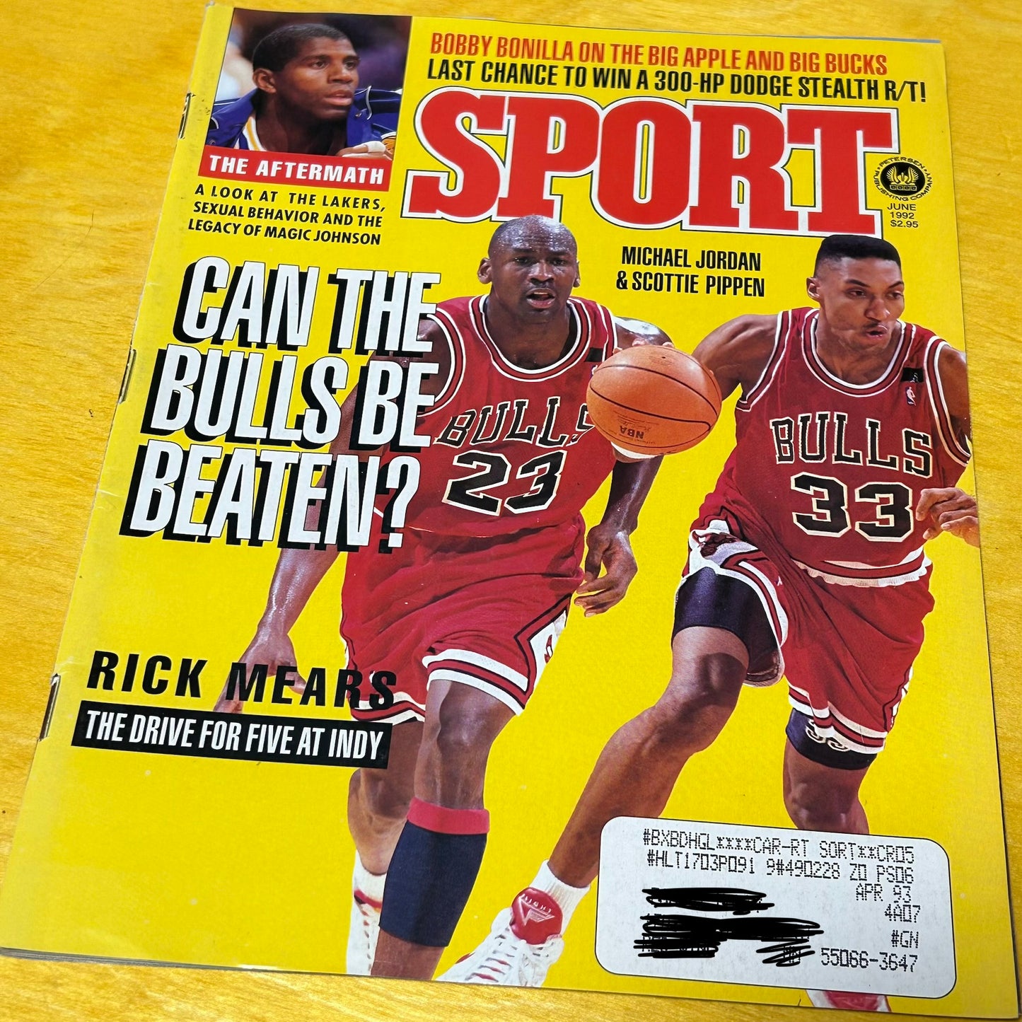 Original April 1993 Inside Sport MJ/Pippen Issue