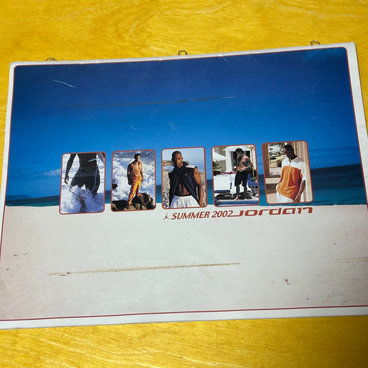 Original 2002 Promotional Jordan Brand Apparel Dealers Catalog