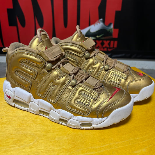 2017 Supreme Collaboration Uptempo Gold