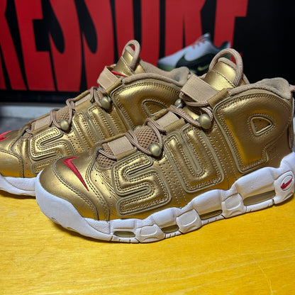 2017 Supreme Collaboration Uptempo Gold